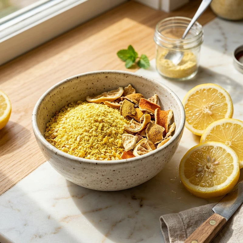 Limon Kabuğu Tozu